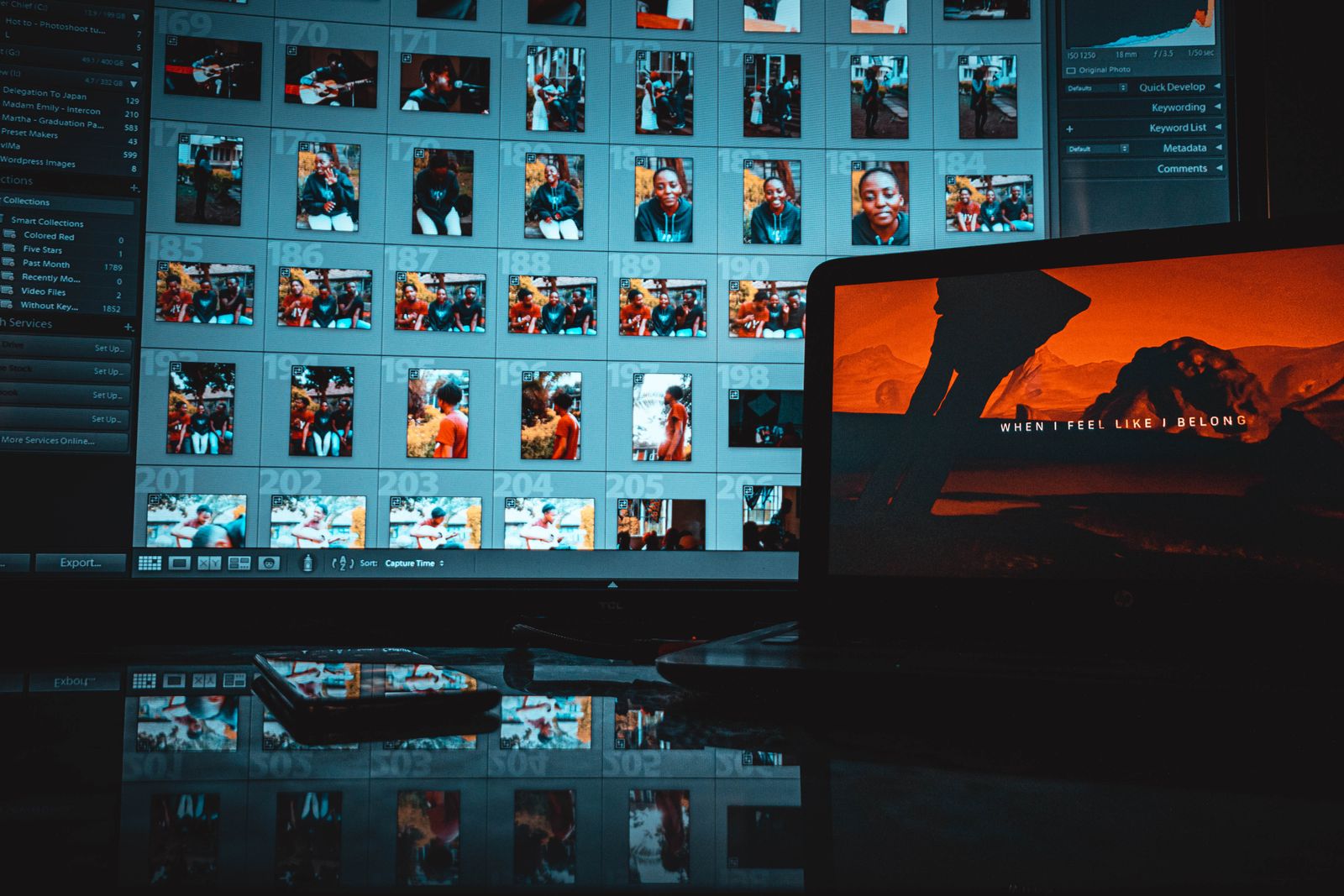 Visual assets reviewed across multiple screens